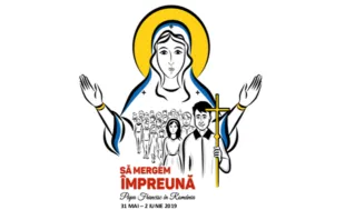 Logotipo de la visita del Papa Francisco a Rumanía 