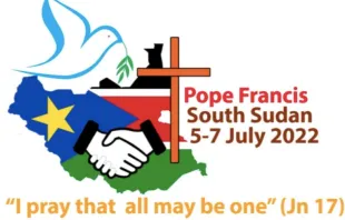 Logotipo y lema del viaje apostólico del Papa a Sudán del Sur 