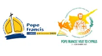 Logos del viaje del Papa Francisco a Chipre y Grecia. Foto: Vatican Media