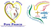 Logos del viaje del Papa Francisco a Myanmar y a Bangladesh. Foto: Sala de Prensa de la Santa Sede
