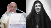 La nueva beata Lucia de la Inmaculada y el Papa Francisco. Foto: Vatican Media