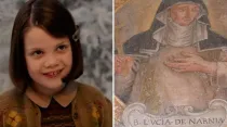 Lucy Pevensie de las Crónicas de Narnia - Beata Lucia Brocadelli / Foto: Captura YouTube - Wikipedia (Dominio Público)