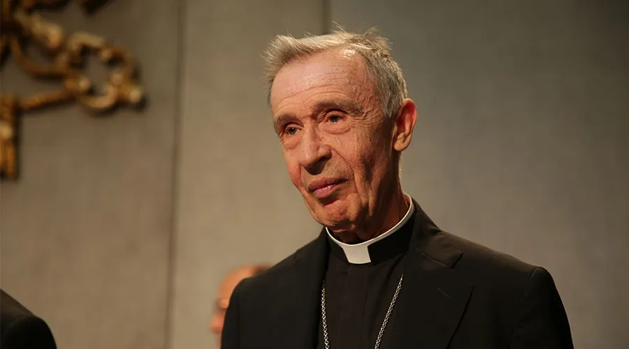 Cardenal Luis Ladaria Ferrer. Foto: Daniel Ibáñez / ACI Prensa