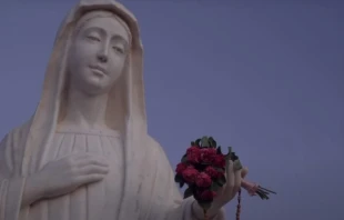 Imagen de la Virgen en Medjugorje. Cru00e9dito: Gospa Arts. 