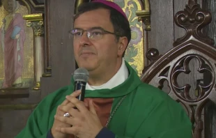 Mons.Gabriel Antonio Mestre. Crédito: Captura de pantalla de Youtube