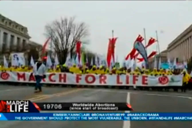 Miles participaron de la Marcha por la Vida 2016 en Estados Unidos