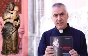 El P. Ignazio Sierra, tras la pista del origen de la 'Madonna di Spagna' / Cru00e9dito: AVAN 