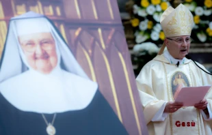 Misa por los 100 au00f1os del nacimiento de Madre Angu00e9lica en Roma. Cru00e9dito: Daniel Ibu00e1u00f1ez - EWTN Roma 