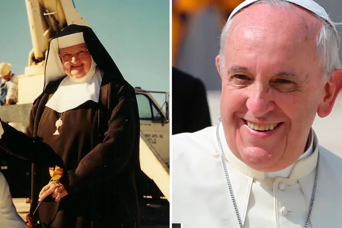 Papa Francisco llama "mujer santa” a Madre Angélica de EWTN 