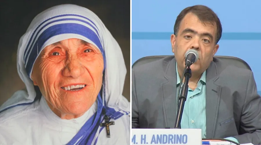 Madre Teresa de Calcuta y Marcilio Haddad Andrino / Flickr de Capisc y meetingdirimini (Captura de You Tube)