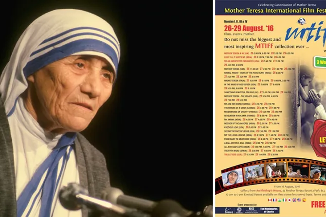 23 filmes de todo el mundo sobre Madre Teresa en festival previo a canonización