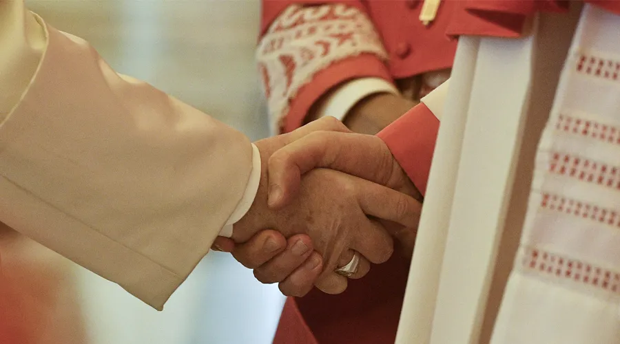 Imagen referencial. Papa Francisco saluda a Cardenal. Foto: Vatican Media