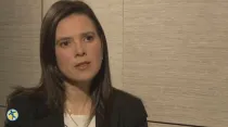 María Mercedes van der Ree, auditora del Tribunal Eclesiástico Interdiocesano de Lima  / ACI TV (Captura YouTube)