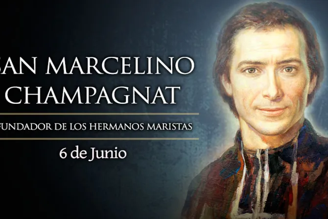 Cada 6 de junio es la fiesta de San Marcelino Champagnat, fundador de los maristas