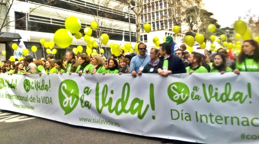 Marcha Por La Vida en Cuenca, España, 2018. Crédito: Twitter oficial de la Delegación de Familia y Vida de la Diócesis de Cuenca.?w=200&h=150
