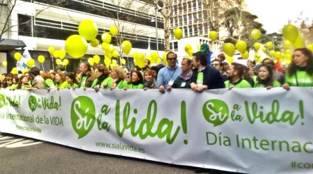 Madrid acogerá la Marcha por la Vida el próximo 27 de marzo