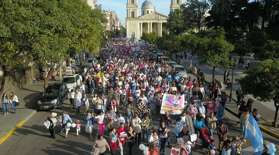 Marcha por la Vida en Tucumán / Crédito: Facebook Tucumán Pro Vida