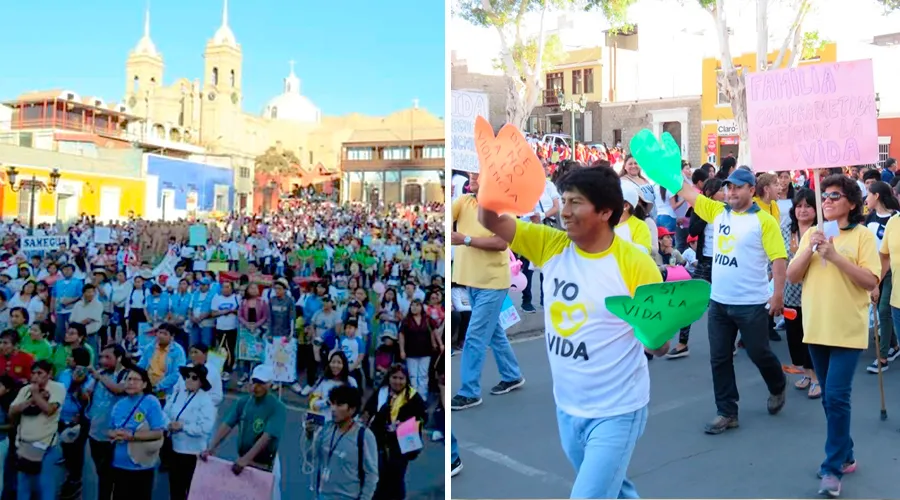 Marcha por la Vida. Crédito: Diócesis de Tacna y Moquegua