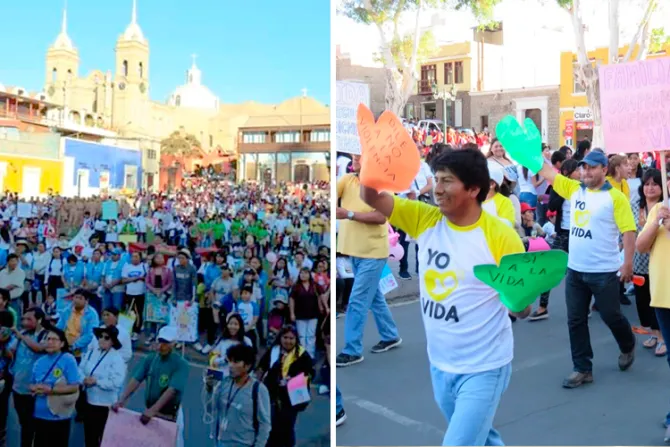 Marcha por la Vida y la Familia convoca a miles en el sur del Perú
