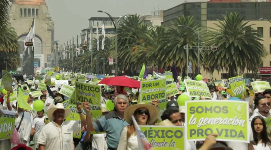 Marcha por la Vida en Ciudad de México. Foto: Pasos por la Vida.