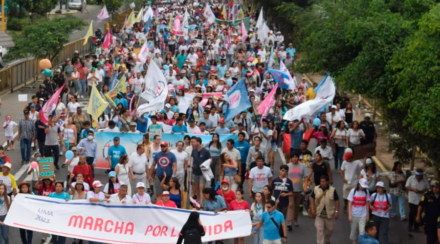 Miles participaron en la Marcha por la Vida en Lima el sábado 25 de marzo. Crédito: David  Lizarzaburo / Marcha por la Vida?w=200&h=150