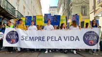 Marcha por la vida en Portugal. Crédito: Facebook Federação Portuguesa pela Vida