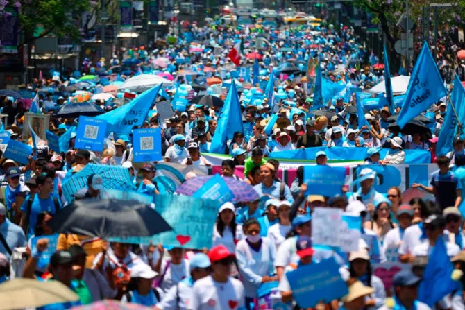 Marcha por la Vida: 25 mil mexicanos salieron a las calles para exigir el fin del aborto