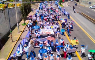 Marcha por la vida en Ecuador. Cru00e9dito: Cortesu00eda Estela Zea 