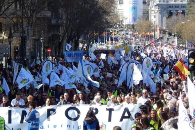 #14M: Miles marchan por la vida y contra el aborto en España