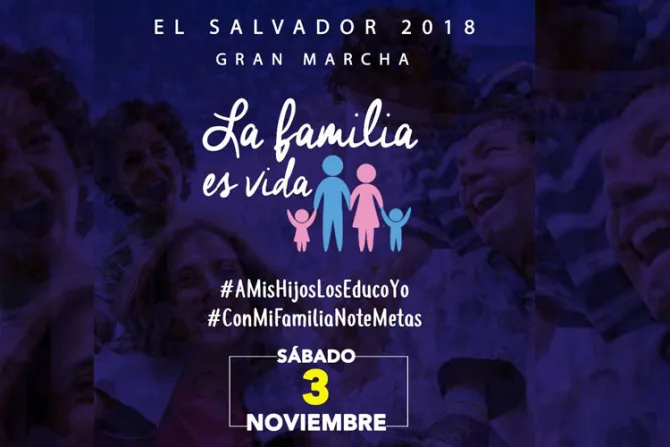 Salvadoreños marcharán en defensa de la familia este 3 de noviembre