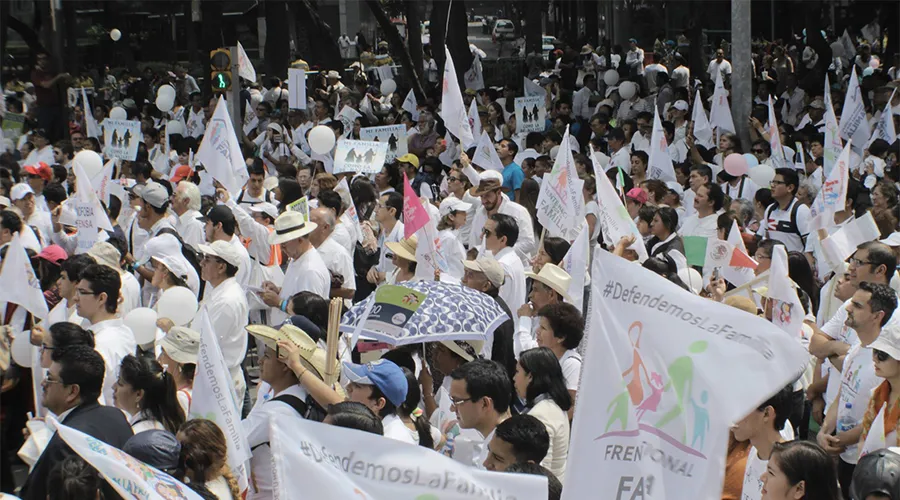 La Marcha de la Familia en México. Foto: Eduardo Santos (ACI Prensa)