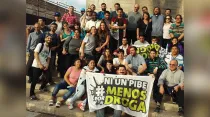Marcha Ni Un Pibe Menos por las Drogas / Foto: Facebook EEMPA Papa Francisco