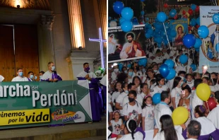 Marcha del Perdu00f3n 2022. Cru00e9dito: Diu00f3cesis de Cu00facuta. 