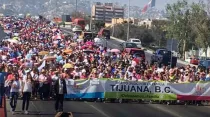 Marcha por la Familia en Tijuana. Foto: Facebook Frente Nacional por la Familia.