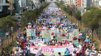 La Marcha por la Vida en Lima en 2016. Foto: Eduardo Berdejo / ACI Prensa