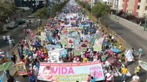 Marcha por la Vida 2016, en Lima. Foto: Eduardo Berdejo / ACI Prensa.