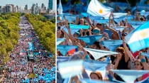 Marcha por la Vida 2019 en Argentina / Crédito: Organización de la Marcha por la Vida Argentina - @marchaxlavidaAr