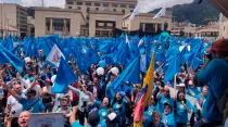Foto referencial de la Marcha por la Vida en Colombia Crédito: Página Unidos por la Vida Colombia