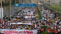 Marcha por la Vida 2015 en Perú. Foto: Eduardo Berdejo / ACI Prensa.
