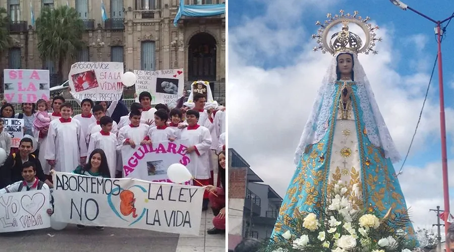 Marcha por la Vida en Tucumán (2015) - Procesión Apertura del Año Pastoral 2017 en la Basílica de Itatí / Créditos: Corrientes Argentina