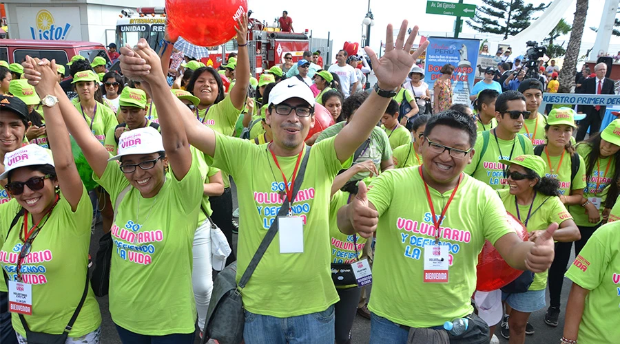 Voluntarios en Marcha por la Vida en Perú (2016) / Foto: Arzobispado de Lima ?w=200&h=150