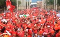 La marcha del 17 de noviembre en Medellu00edn (Foto: Juliu00e1n Gonzu00e1lez)