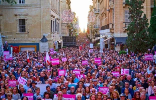 20 mil personas participan de marcha pro vida en Malta. Cru00e9dito: Life Network Foundation Malta 