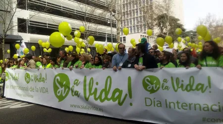 Gran Marcha por la Vida en Madrid: “Todas las vidas son necesarias”
