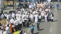 Marcha en Tijuana Foto: Arquidiu00f3cesis de Tijuana.