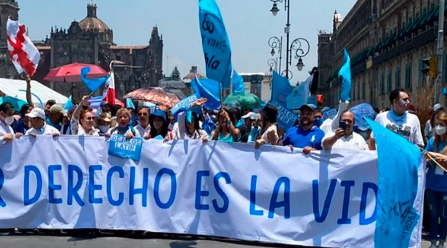 Marcha por la Vida este sábado 7 de mayo en Ciudad de México. Crédito: Pasos por la Vida