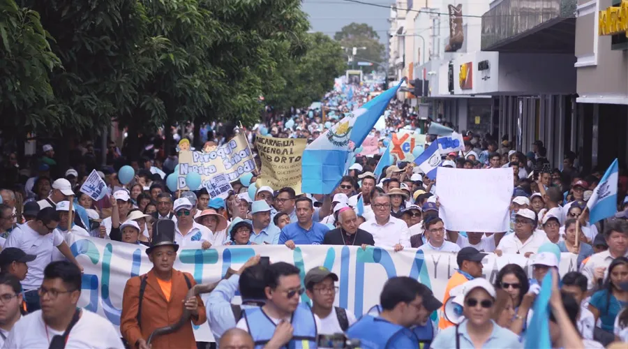 Marcha por la Vida en Guatemala: Más de 150 mil marcharon por la vida y la  familia