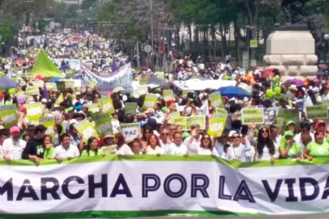 Gran Marcha por la Vida en México: 22 mil personas dijeron “no” al aborto [FOTOS Y VIDEOS]