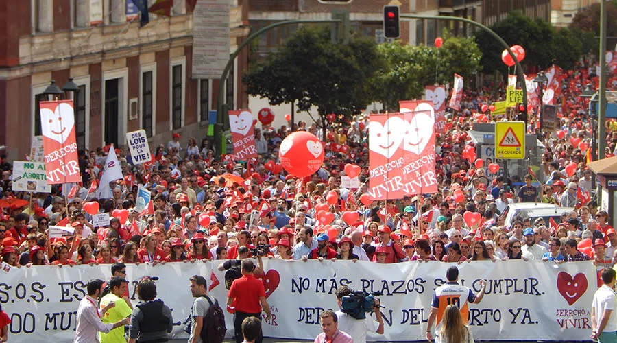 Marcha por la Vida en Madrid. Foto: Óscar de la Fuente / ACI Prensa?w=200&h=150