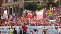 Marcha por la Vida en Madrid. Foto: Óscar de la Fuente / ACI Prensa